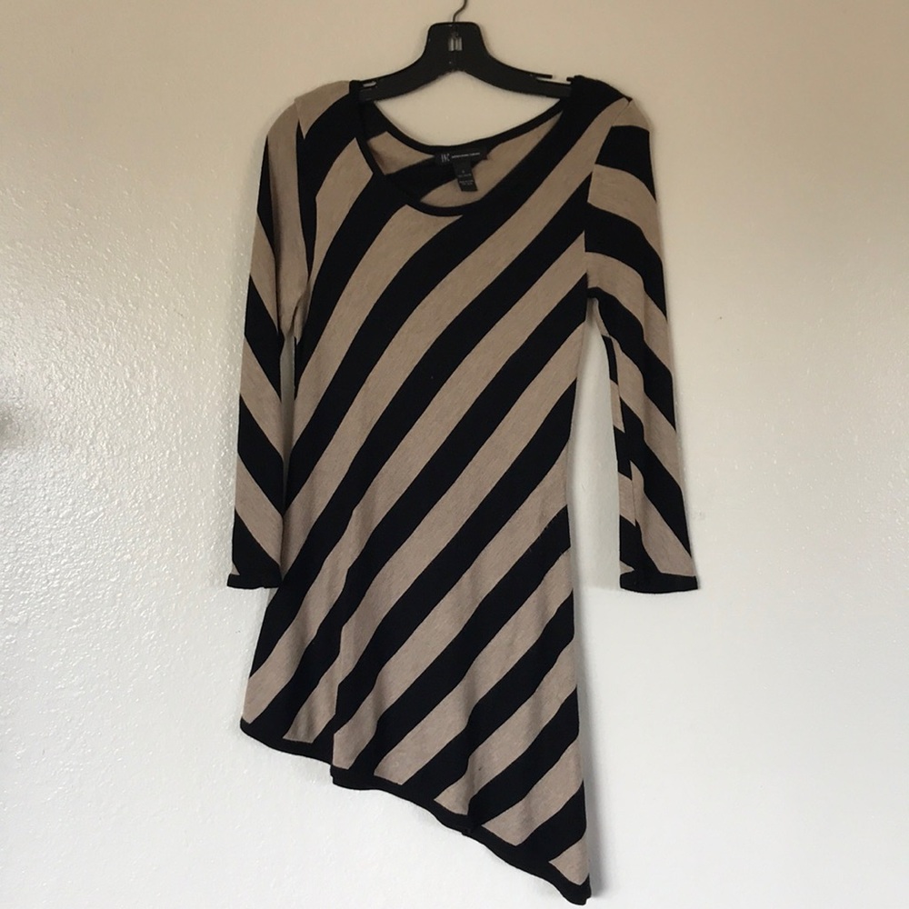 INC statement asymmetrical tunic size S